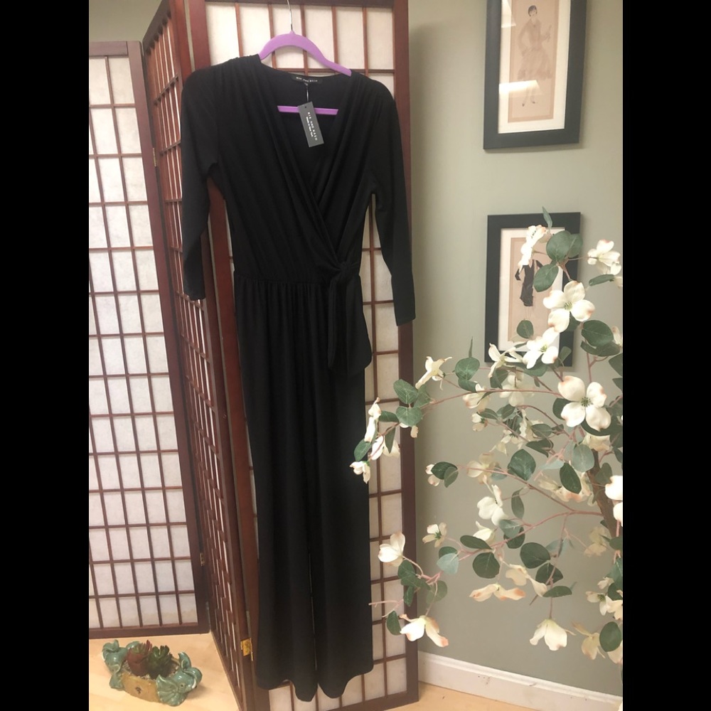 Black pants jumpsuit NEW